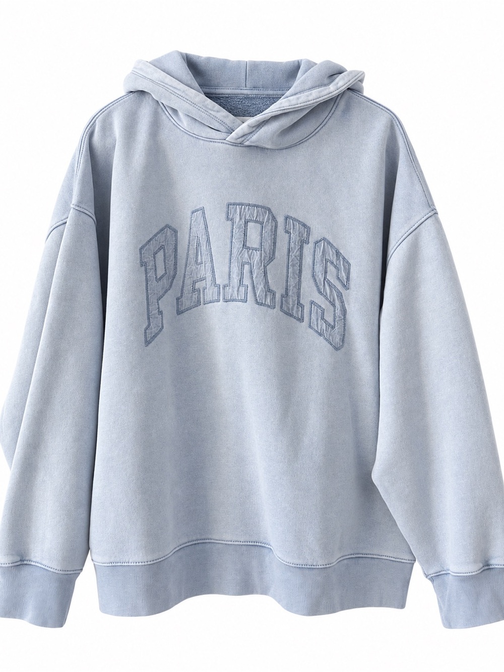 American Eagle Outfitters Light Blue 'Paris' Hoodie
